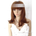 long wave brown Dark blonde custumes cosplay hair wig WA160